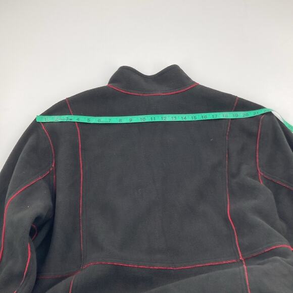 NEW Susan Graver Reversible Red Black Button Up Fleece Jacket Coat Size 2X - Picture 15 of 16
